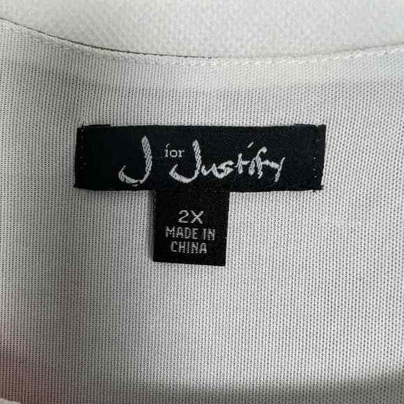 J for Justify Multicolor Chevron Print Short Sleeve Women's Maxi Dress Size 2X - Picture 2 of 13
